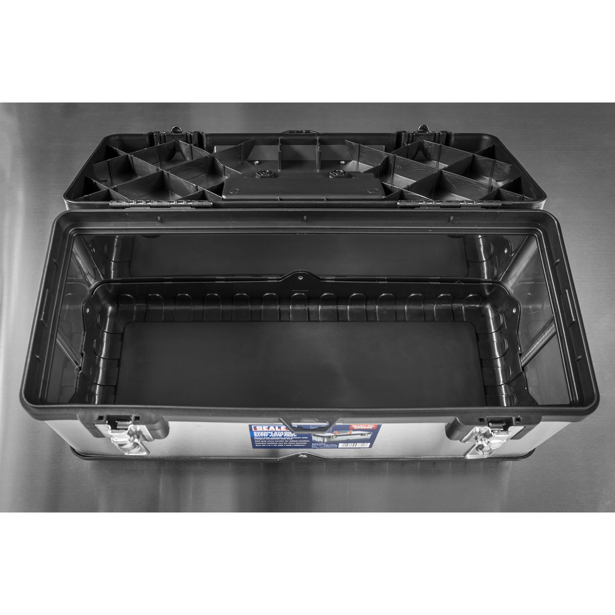 Sealey AP505S Stainless Steel Toolbox with Tote Tray 505mm