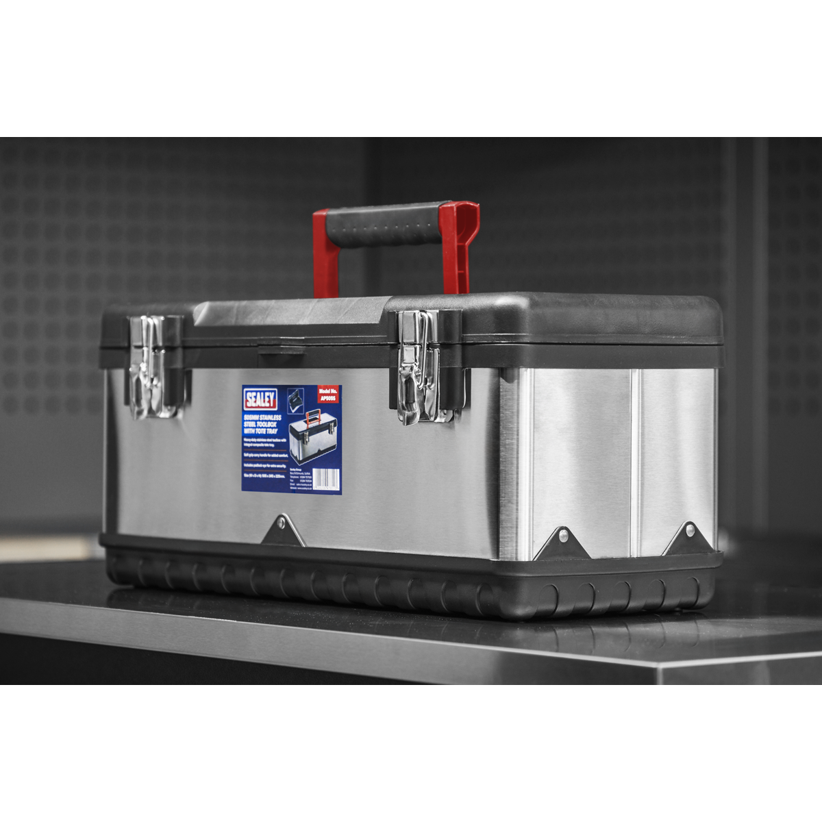 Sealey AP505S Stainless Steel Toolbox with Tote Tray 505mm
