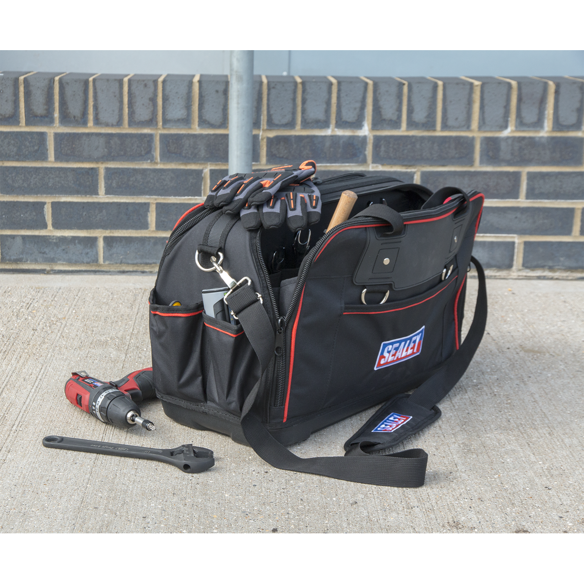 Sealey AP513 Heavy-Duty Tool Storage Bag with 24 Pockets 500mm