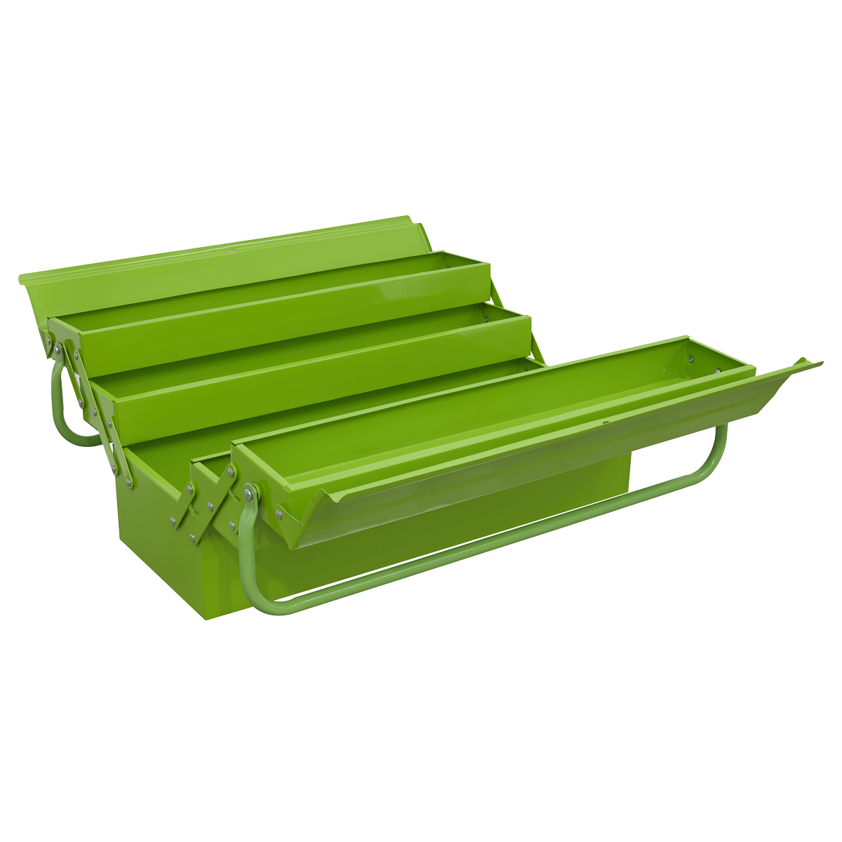 Sealey AP521HV Cantilever Toolbox with 4 Trays 530mm - Green