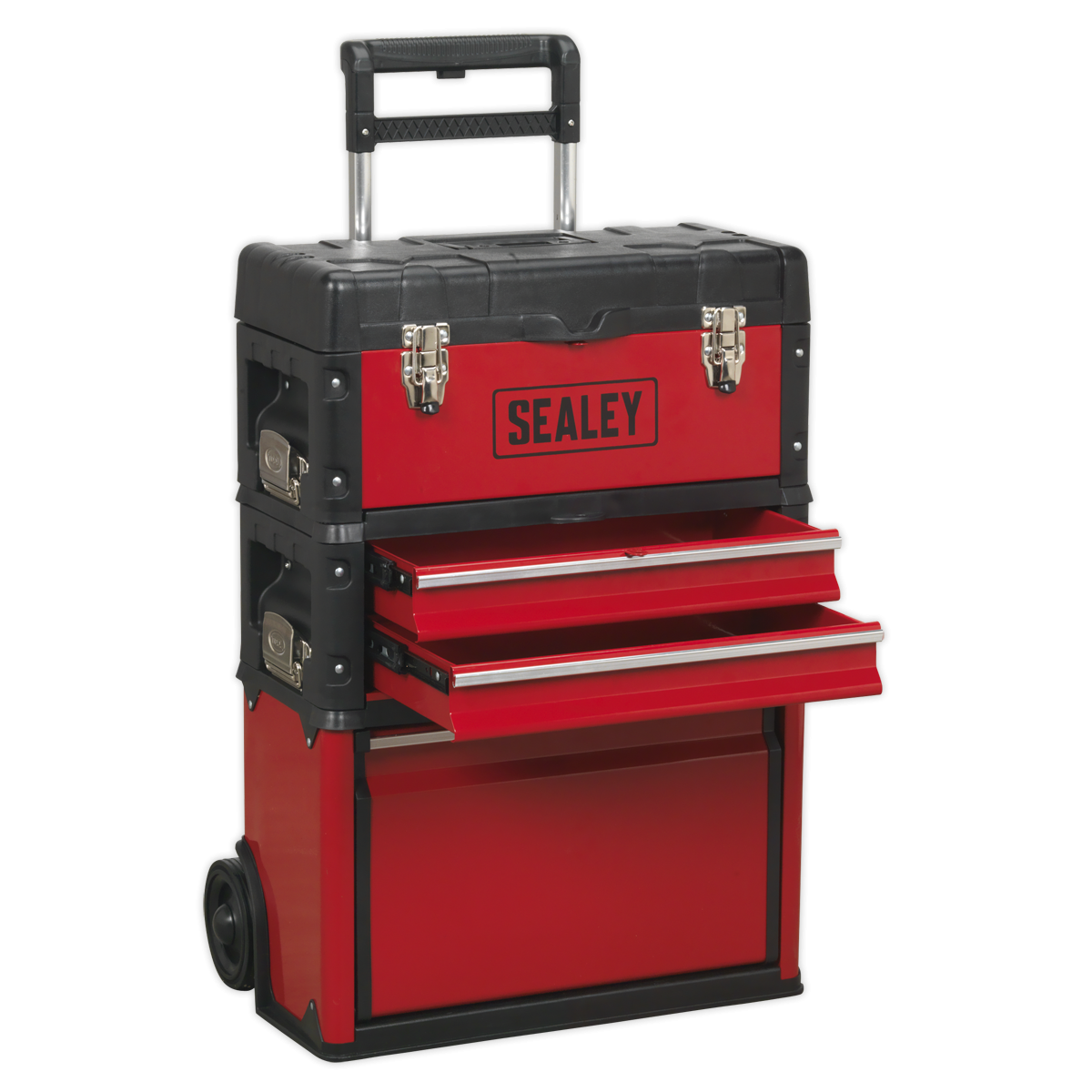 Sealey AP548 Mobile Steel/Composite Toolbox with 3 Compartments