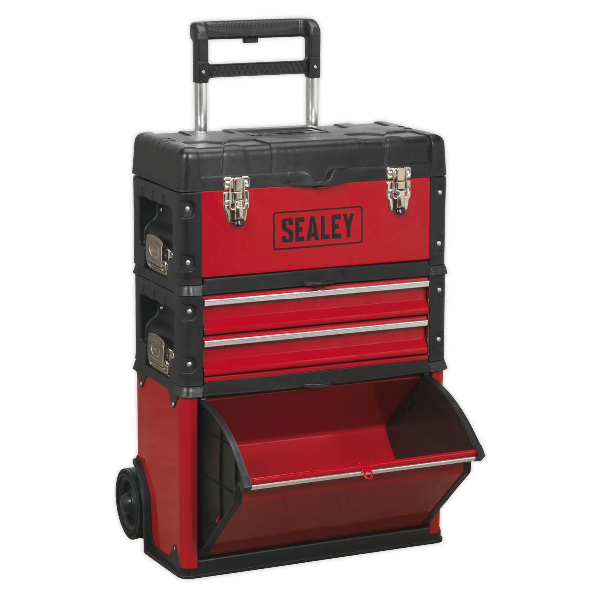 Sealey AP548 Mobile Steel/Composite Toolbox with 3 Compartments