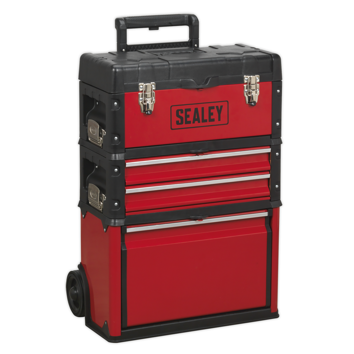 Sealey AP548 Mobile Steel/Composite Toolbox with 3 Compartments