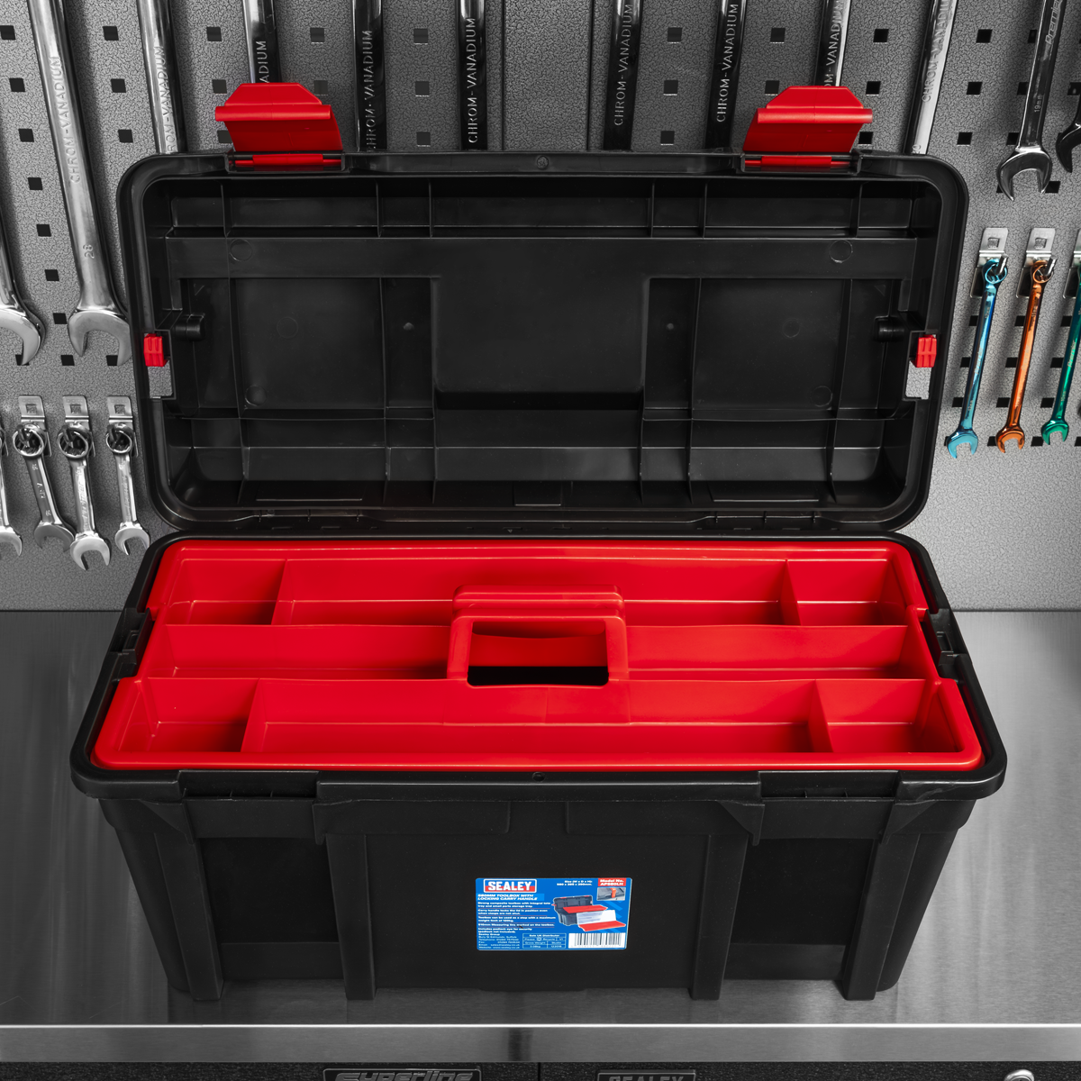 Sealey AP580LH Toolbox with Locking Carry Handle 580mm