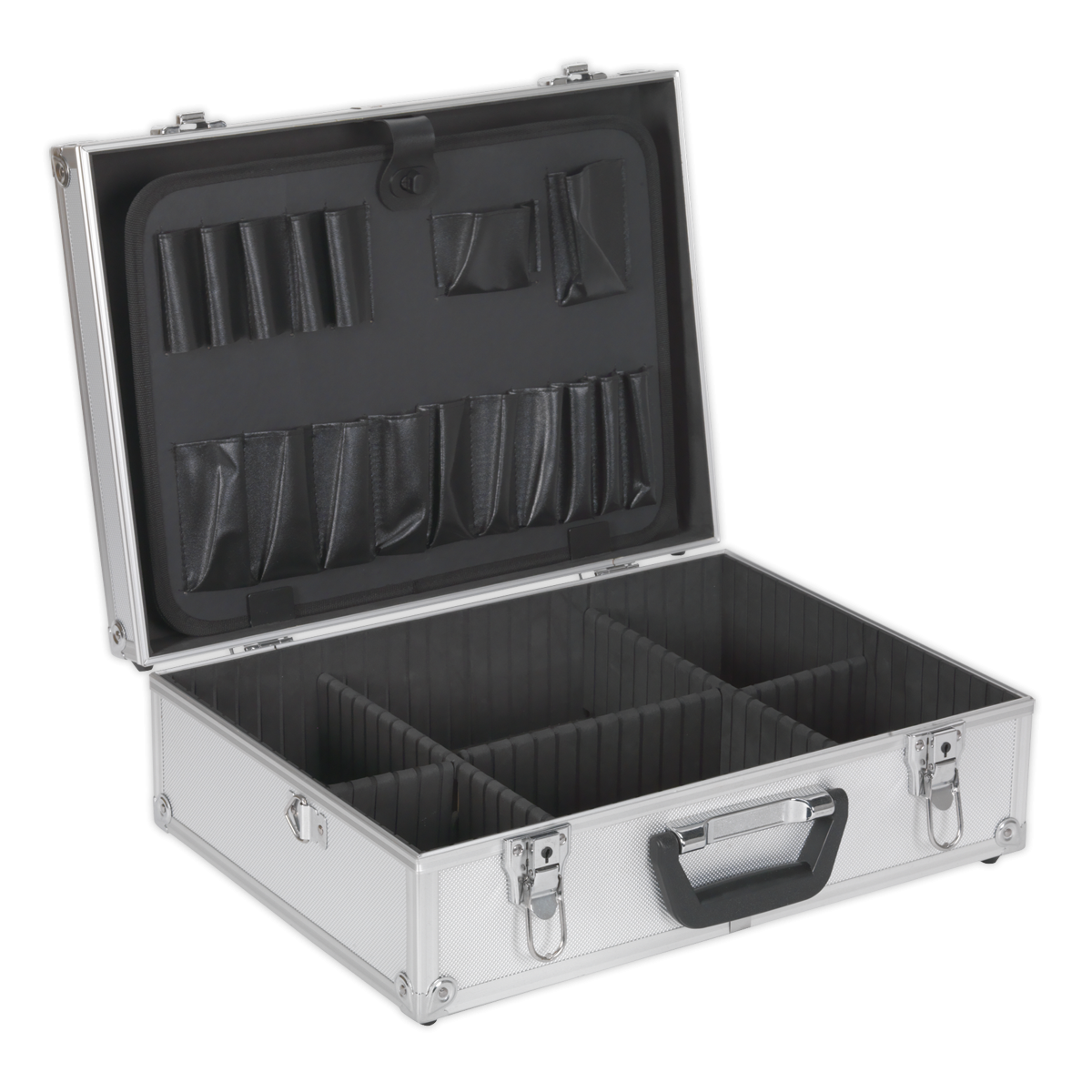 Sealey AP603 Aluminium Tool Case with Square Edges