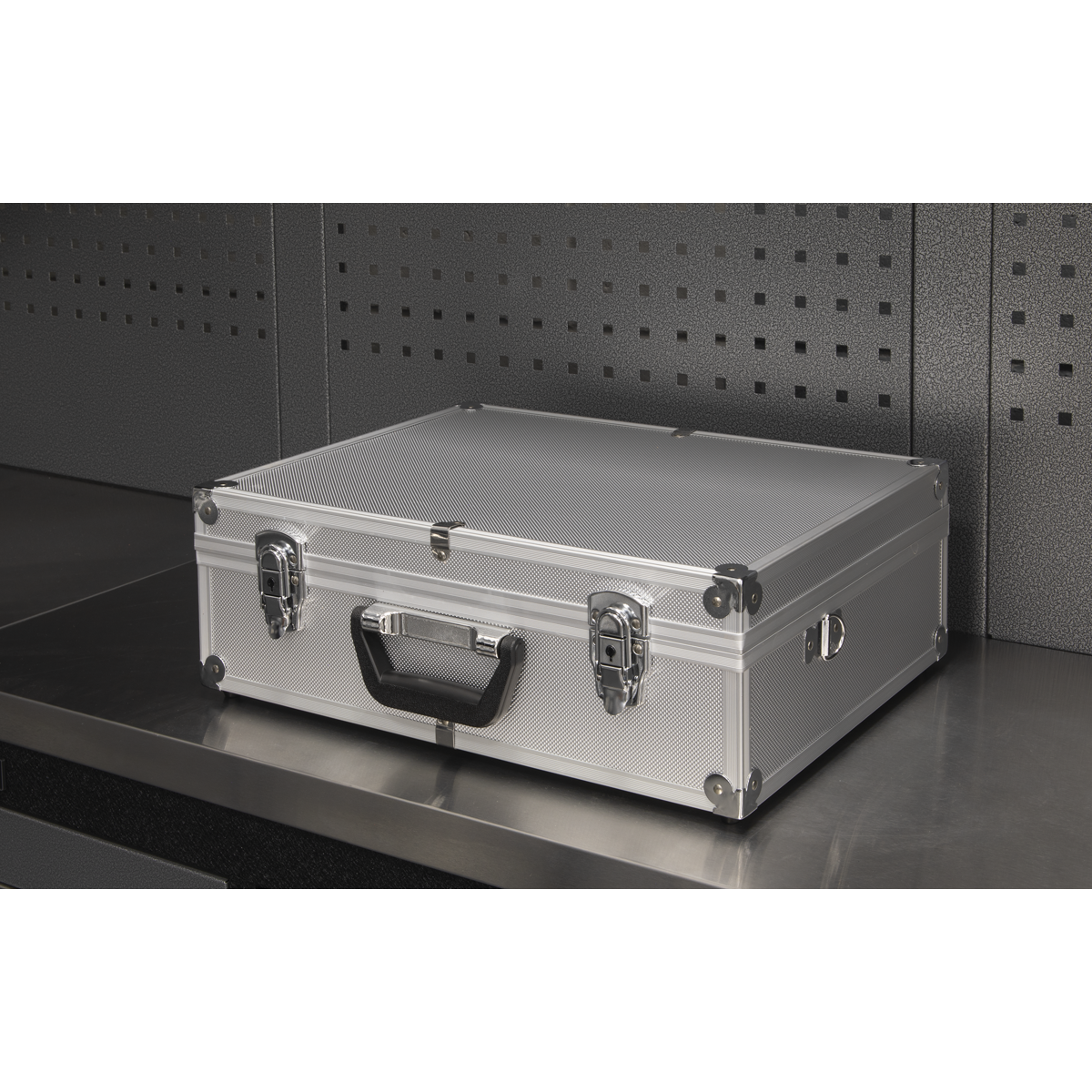 Sealey AP603 Aluminium Tool Case with Square Edges