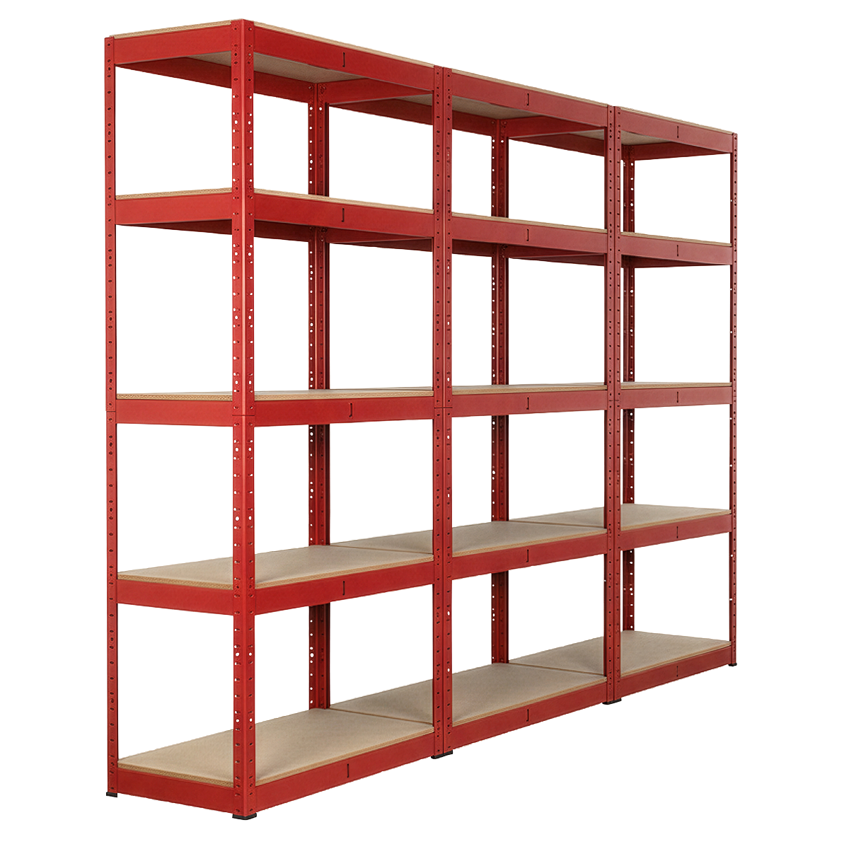 Sealey AP6350COMBO1 Racking Unit with 5 Shelves 350kg Capacity Per Level - Set of 3