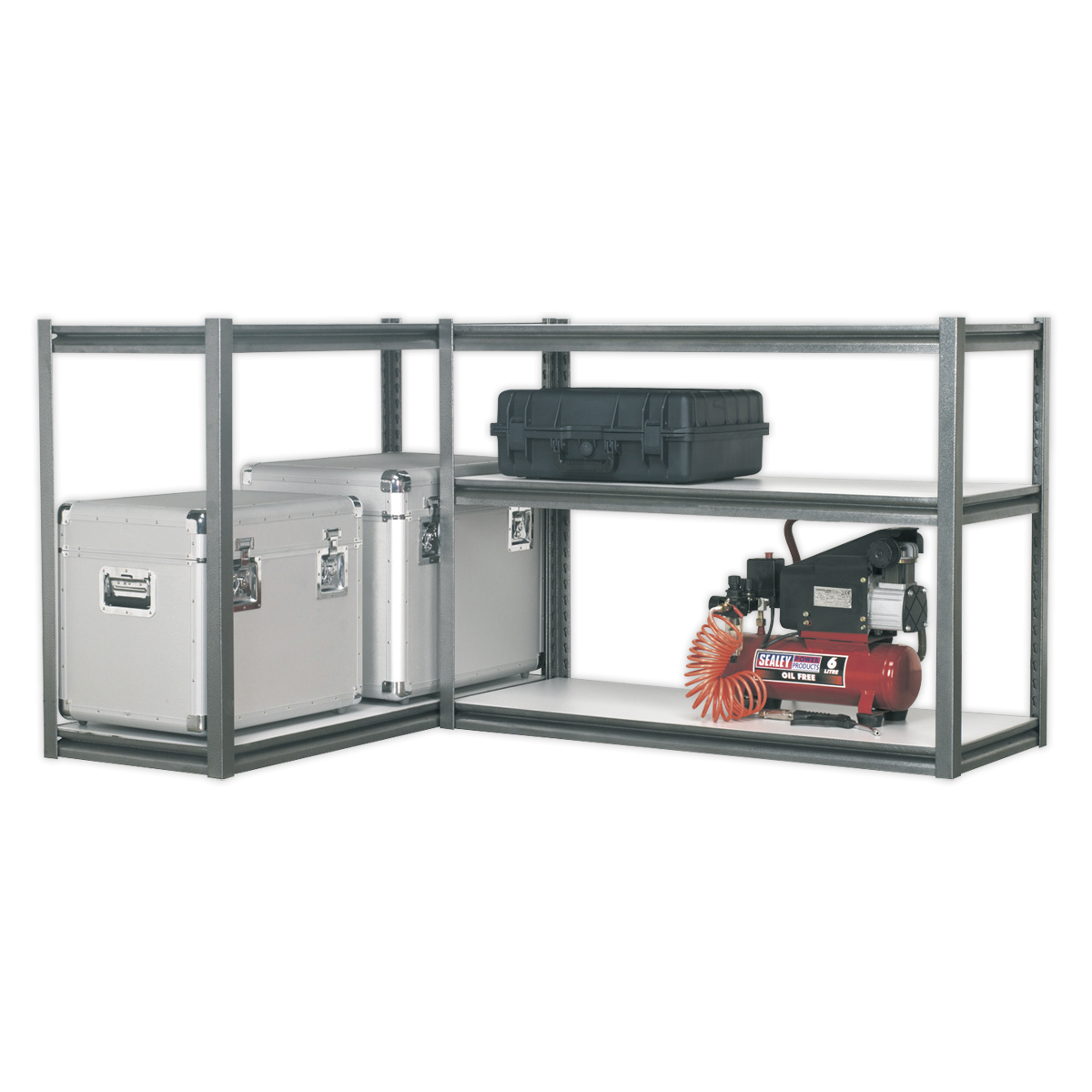Sealey AP6548 Racking Unit with 5 Shelves 600kg Capacity Per Level