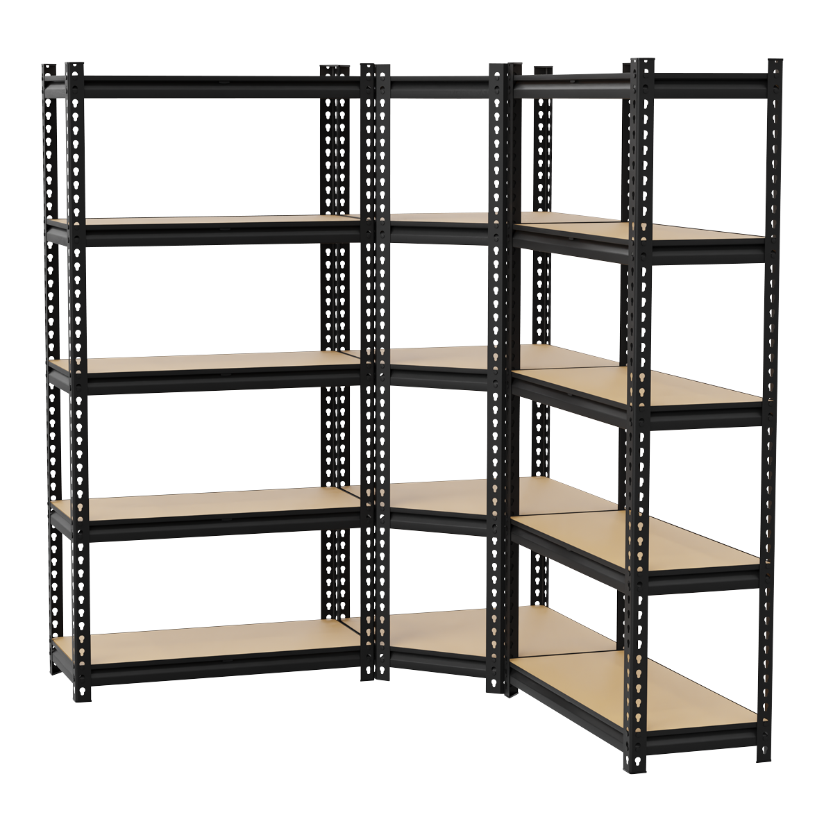 Sealey AP7150COMBO1 Corner Racking Unit with 5 Shelves