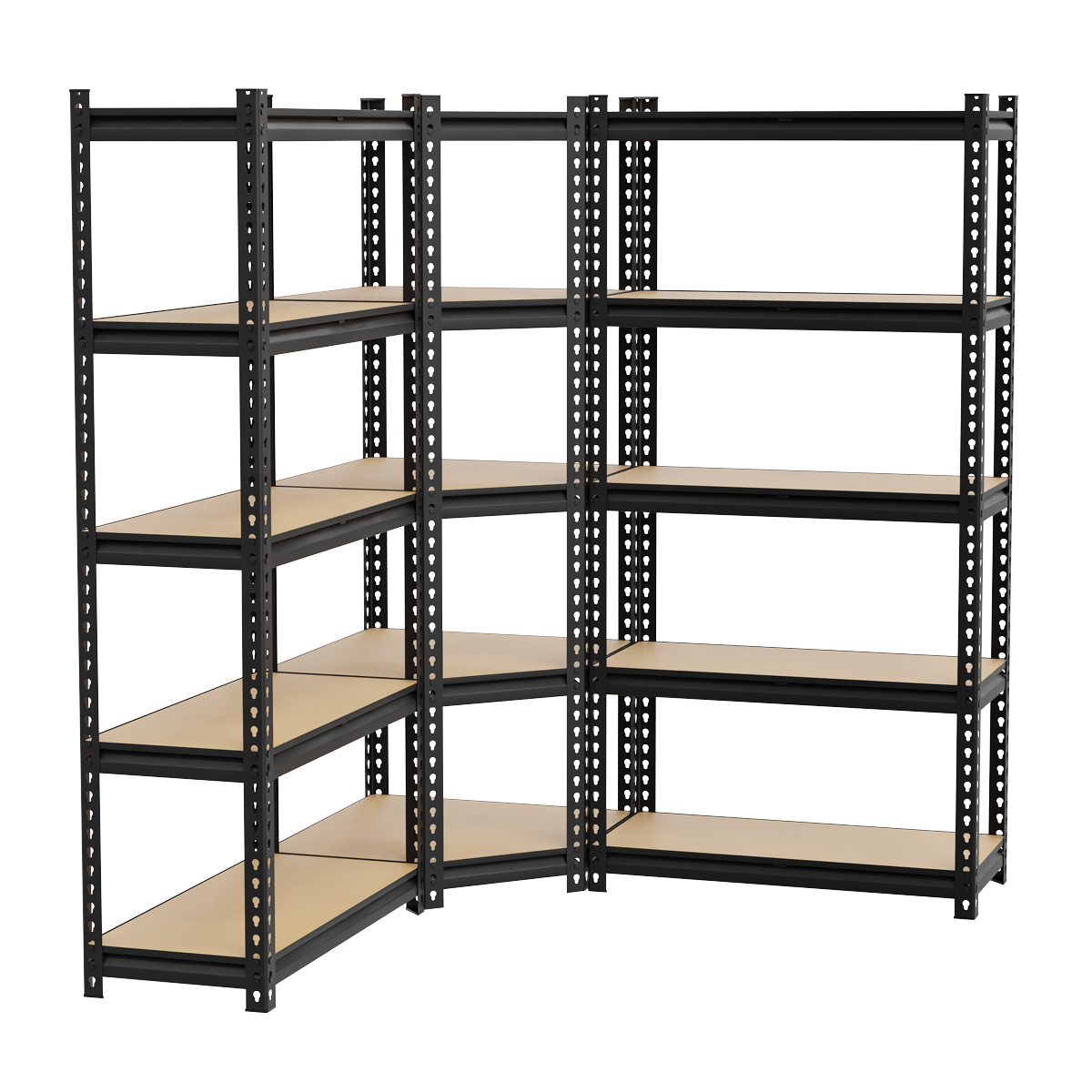Sealey AP7150COMBO1 Corner Racking Unit with 5 Shelves
