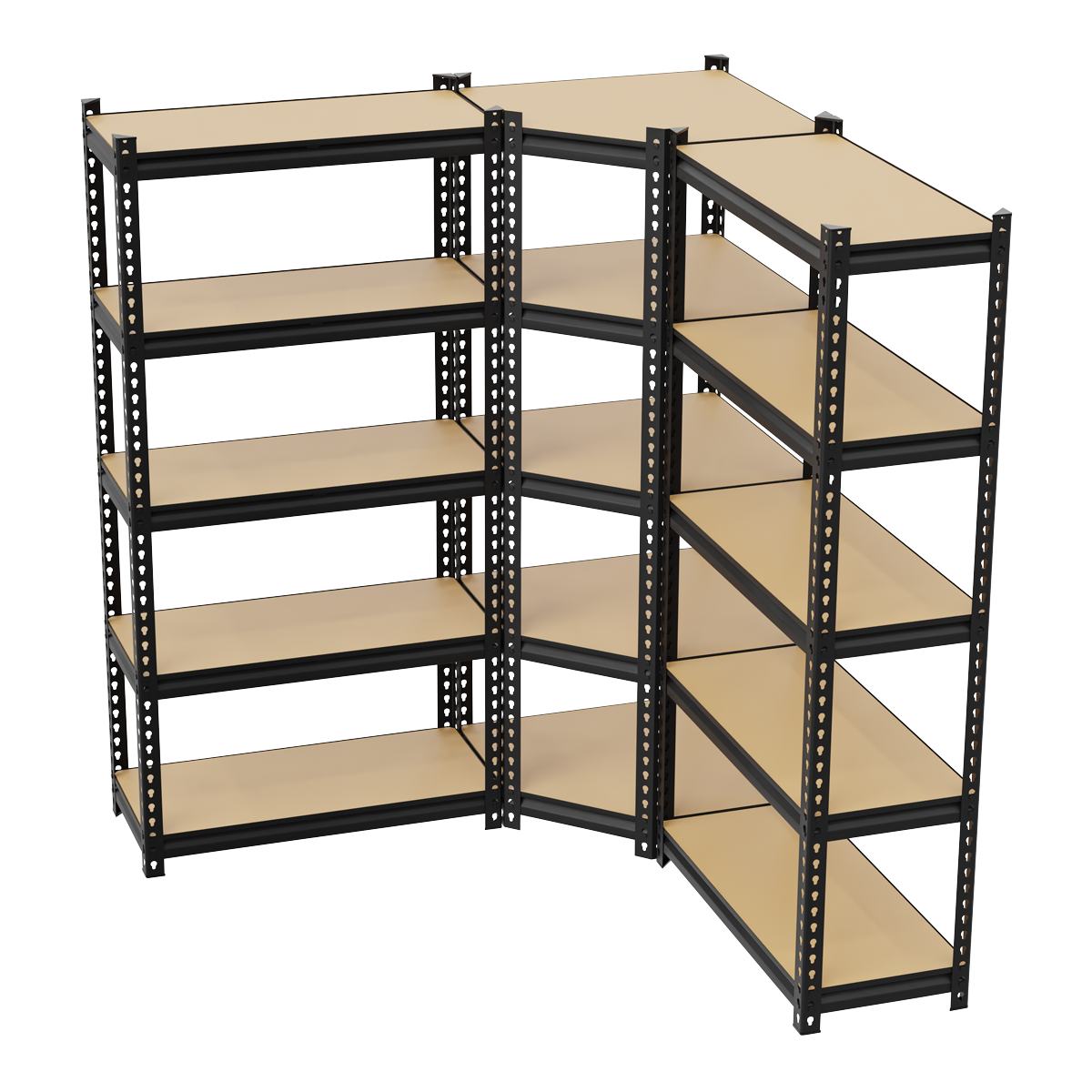 Sealey AP7150COMBO1 Corner Racking Unit with 5 Shelves