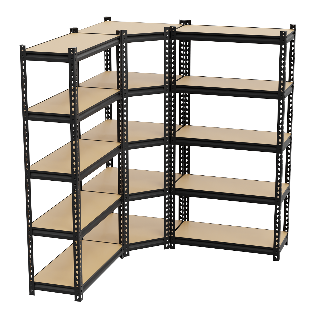 Sealey AP7150COMBO1 Corner Racking Unit with 5 Shelves