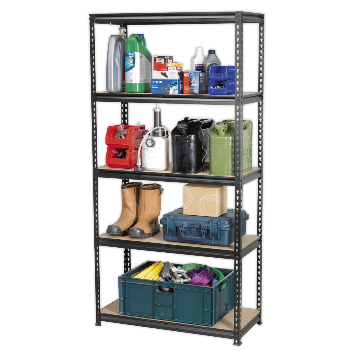 Sealey AP7200 5-Level Racking Unit 200kg Capacity Per Level