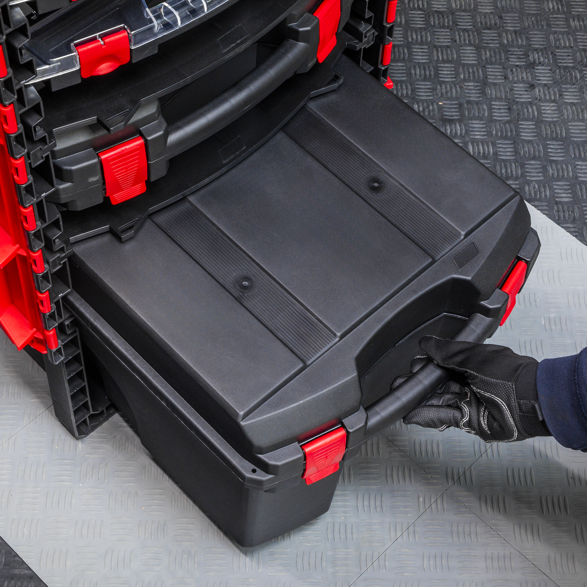 Sealey AP860 Professional Mobile Toolbox with 5 Removable Storage Cases
