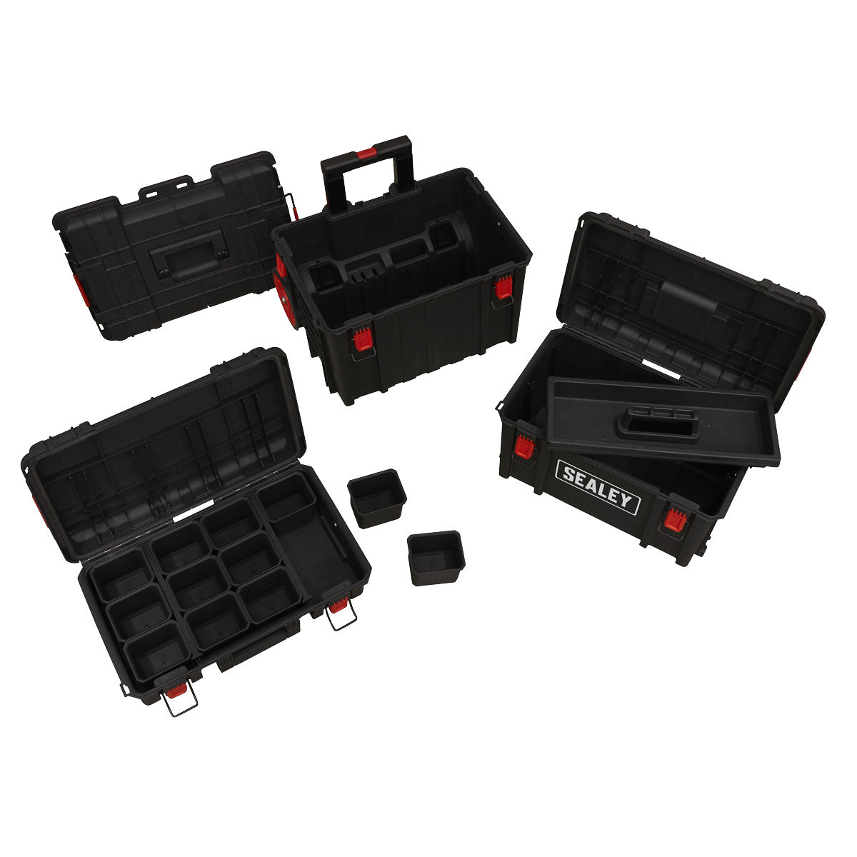 Sealey AP890 Heavy-Duty Mobile Storage System Set 3pc