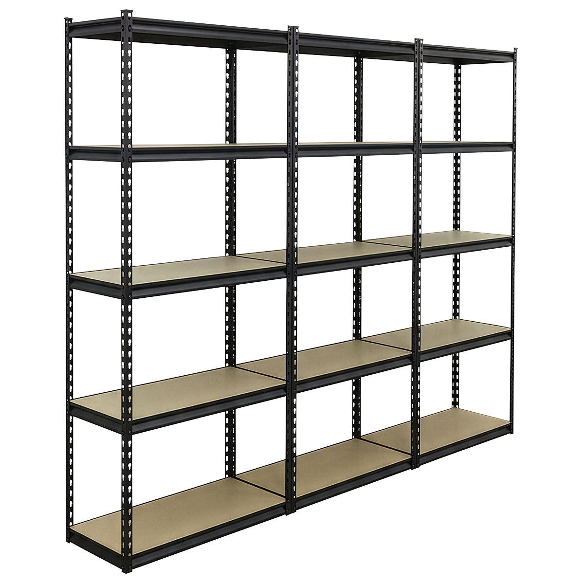 Sealey AP900RCOMBO1 Racking Unit with 5 Shelves 340kg Capacity Per Level - Set of 3