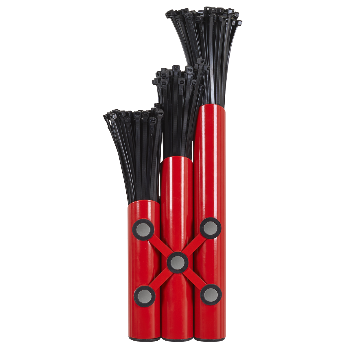 Sealey APCTHRXL Large Magnetic Cable Tie Holder - Red