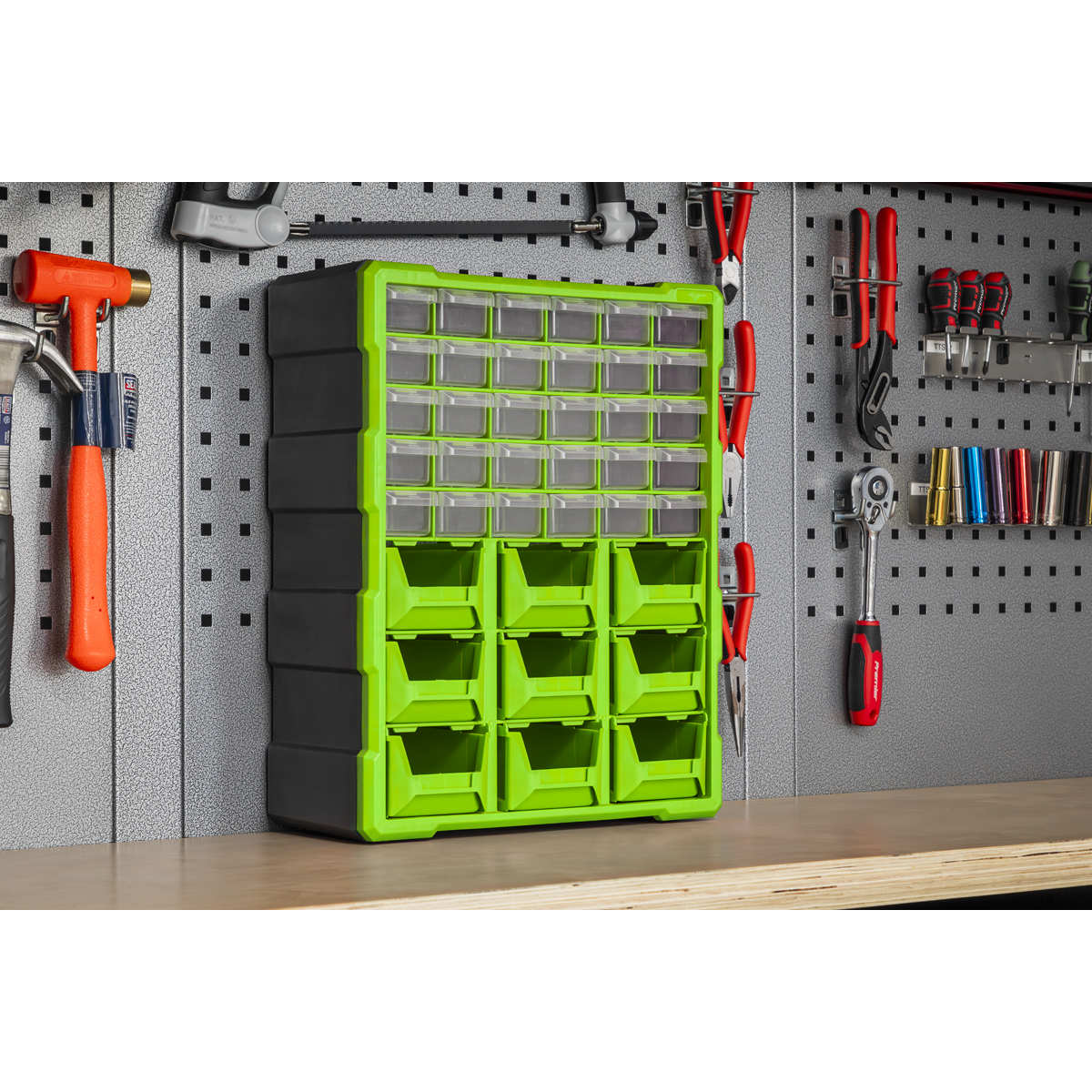 Sealey APDC39HV Cabinet Box 39 Drawer - Green/Black