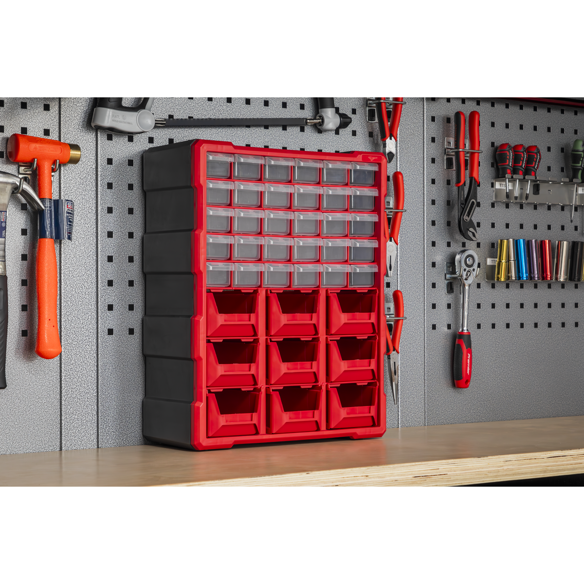 Sealey APDC39R Cabinet Box 39 Drawer - Red/Black
