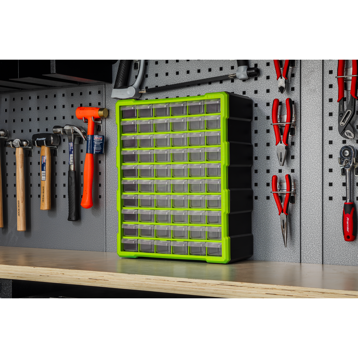 Sealey APDC60HV Cabinet Box 60 Drawer - Green/Black