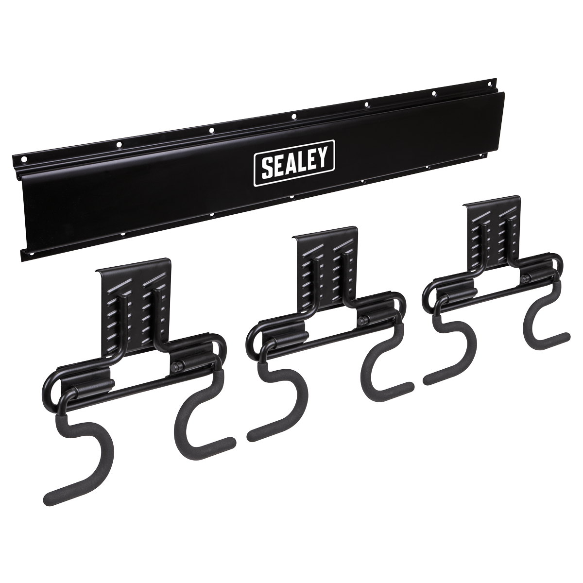 Sealey APHKIT4 Wall Mounting Storage Rail with 6 Hooks