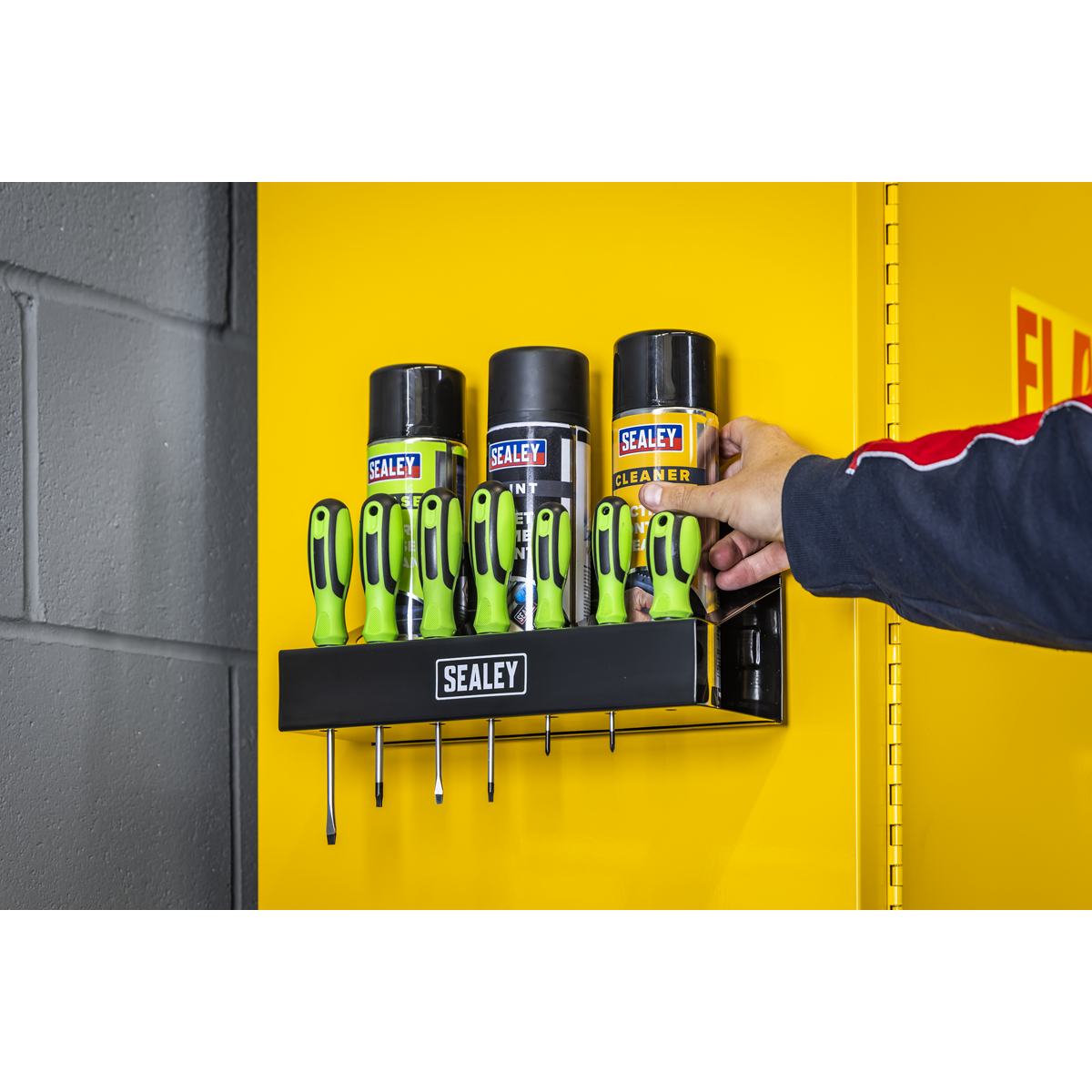 Sealey APMCH Magnetic Spray Can/Screwdriver Holder