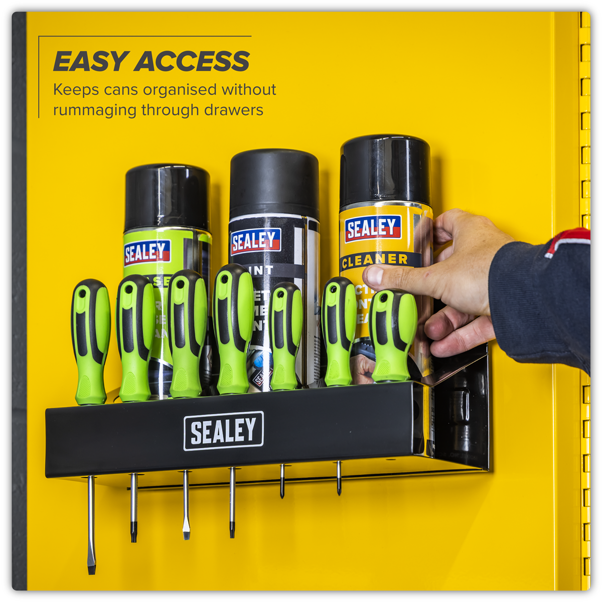 Sealey APMCH Magnetic Spray Can/Screwdriver Holder