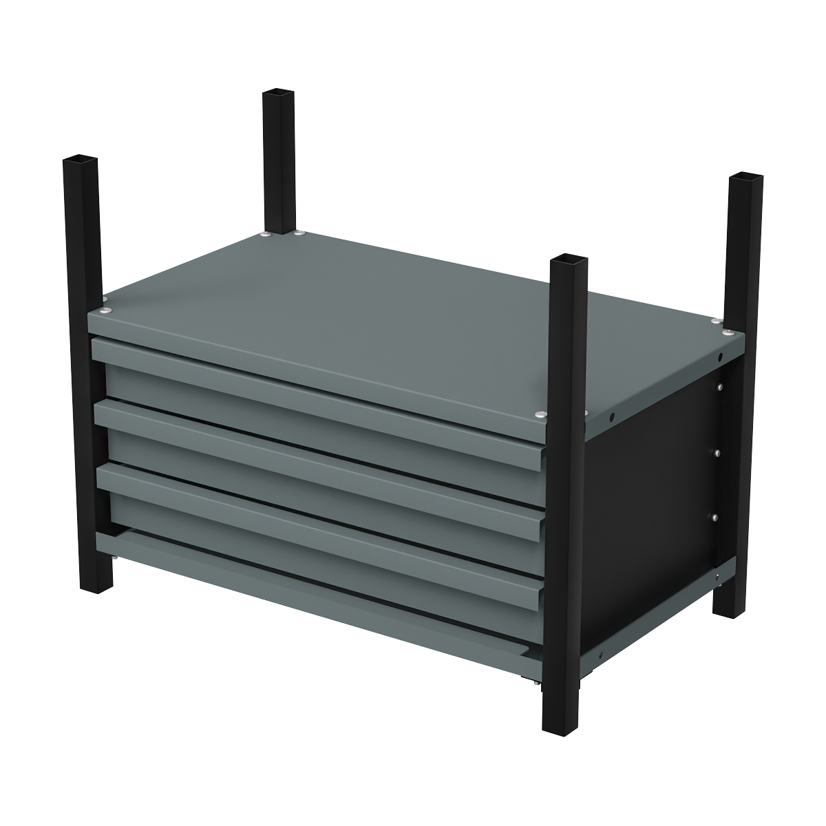 Sealey APMRM2 Modular Storage Mid Unit 3 Drawer & 1 Shelf 580mm