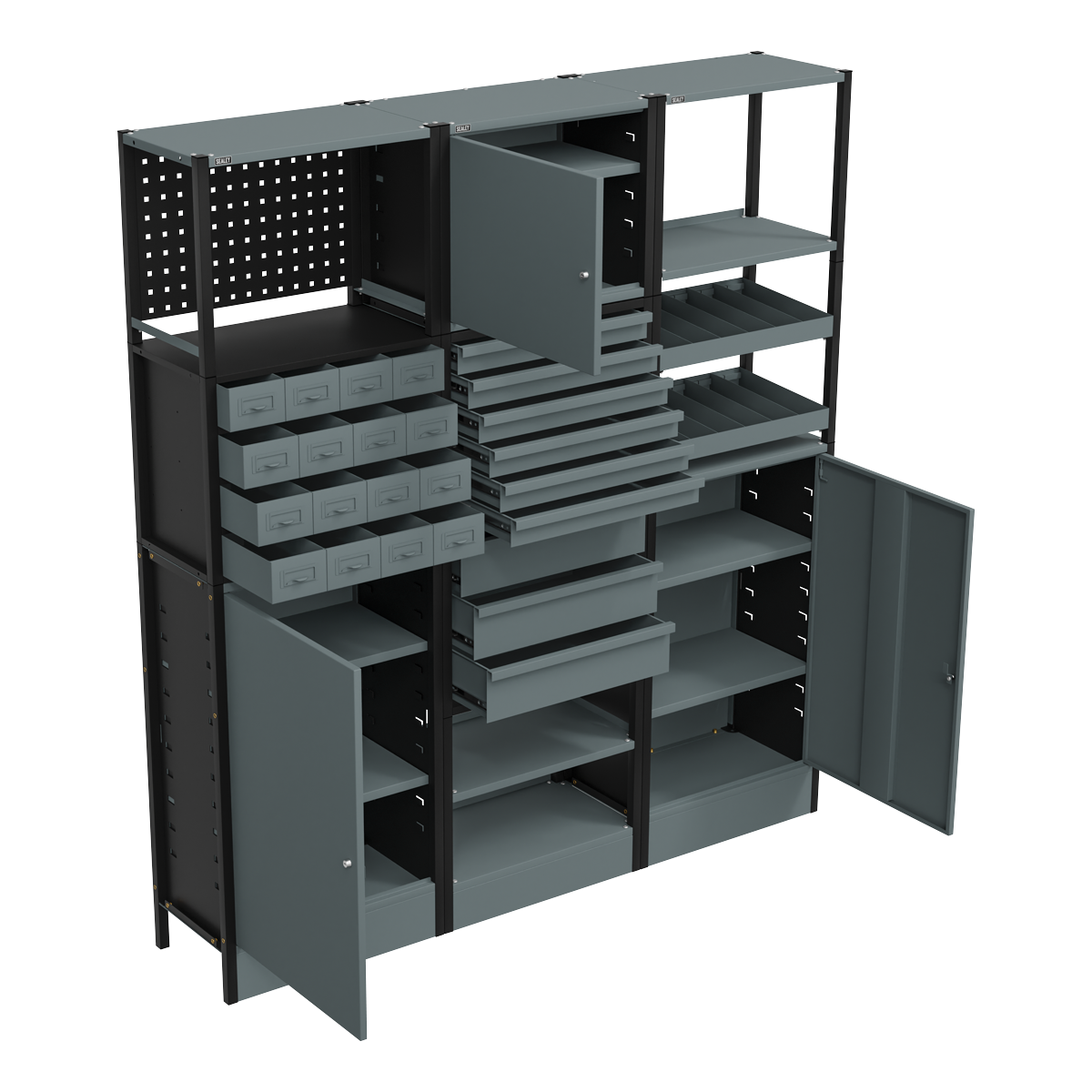 Sealey APMRSTACK1 Modular Storage System Combo 1.74m