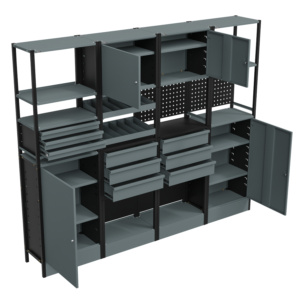 Sealey APMRSTACK2 Modular Storage System Combo 2.32m