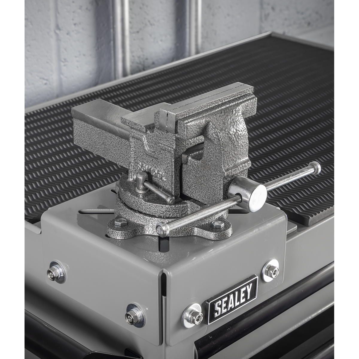 Sealey APMWS2COMBO Superline PRO® Rollcab 6 Drawer with SG Swivel Base 100mm Vice