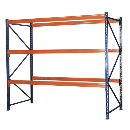 Sealey APR3001 Heavy-Duty Racking Unit with 3 Beam Set 1000kg Capacity Per Level