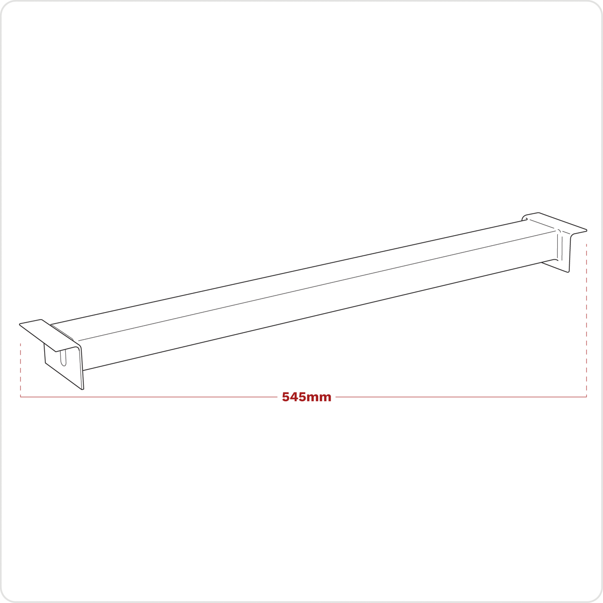 Sealey APR/CPS602 Shelving Panel Support 545mm