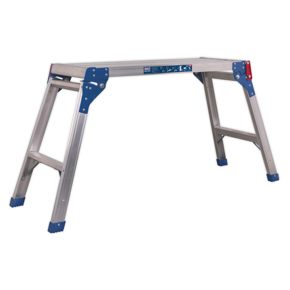 Sealey APS2E Aluminium 2-Tread Folding Platform - EN 131-4