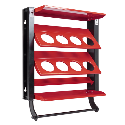 Sealey APSCR8 Spray Can Storage Rack with 8 Can Holders