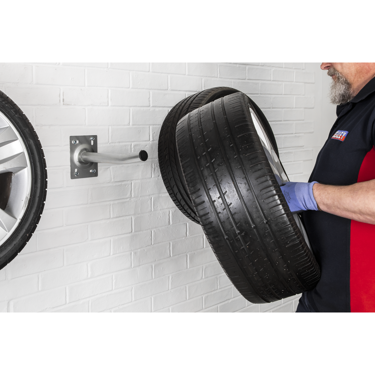 Sealey APWH Wall Mounting Storage Hooks - Set of 4