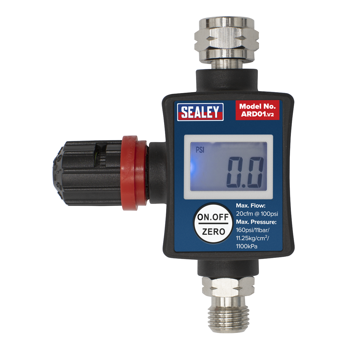 Sealey ARD01 On-Gun Digital Pressure Regulator/Gauge