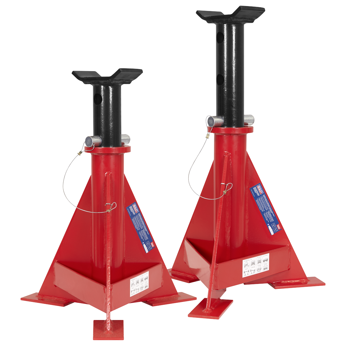 Sealey AS15000 Axle Stands (Pair) 15 Tonne Capacity per Stand