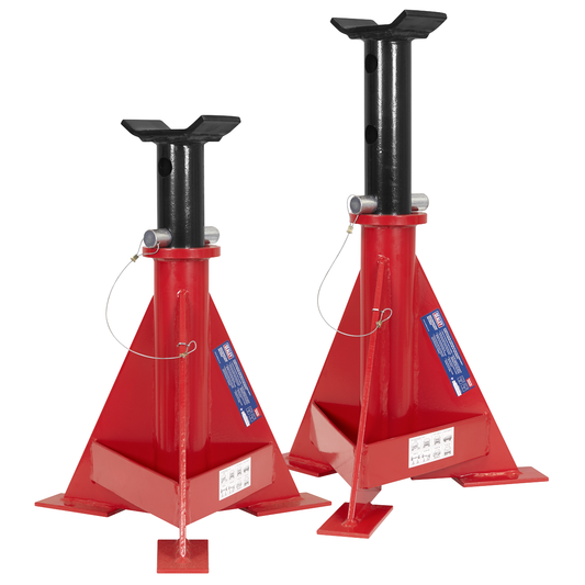 Sealey AS15000 Axle Stands (Pair) 15 Tonne Capacity per Stand