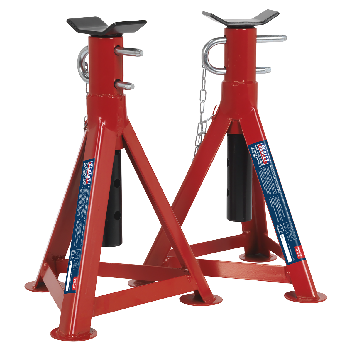 Sealey AS2500 Premier Axle Stands (Pair) 2.5 Tonne Capacity per Stand