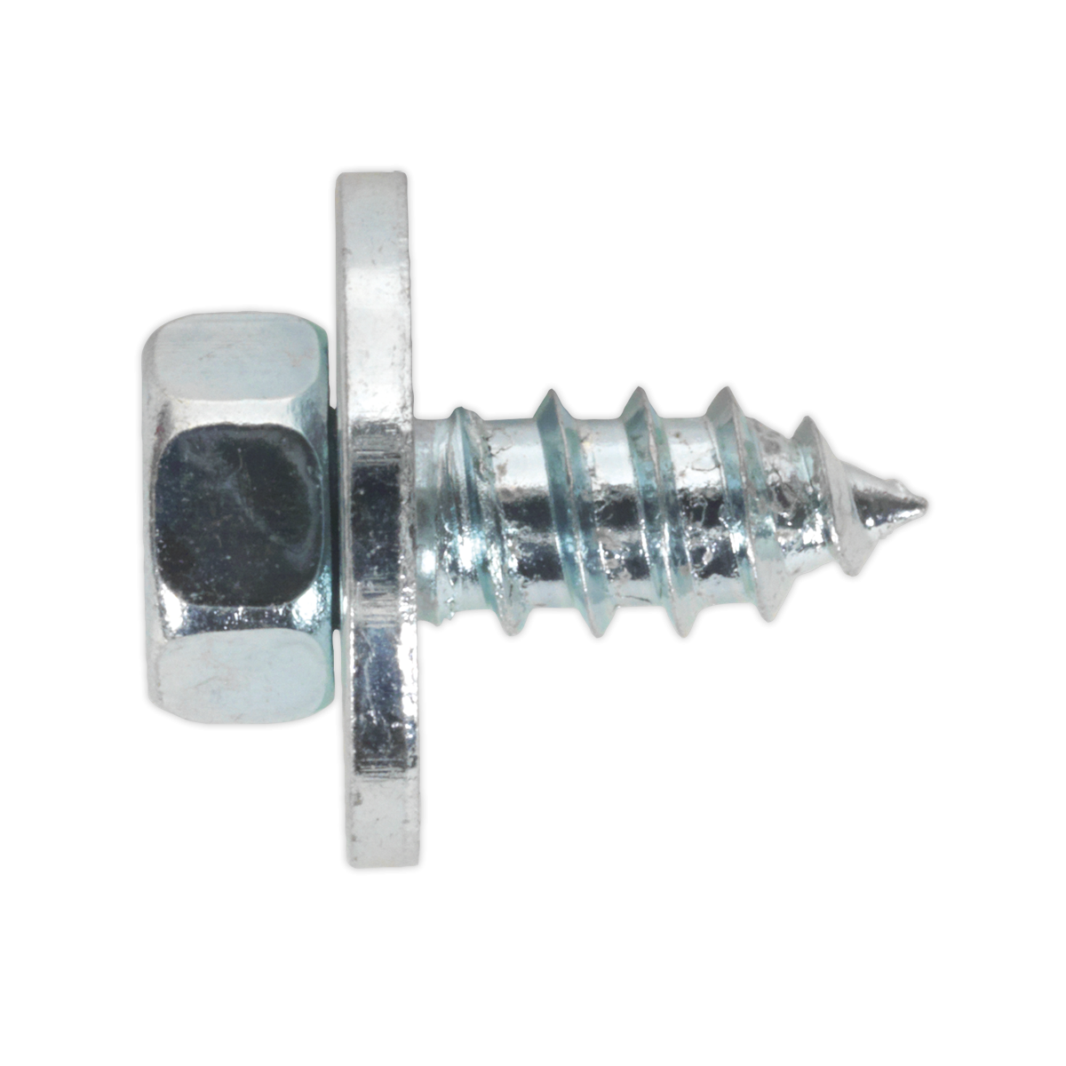 Sealey ASW121 Zinc Plated Acme Screw with Captive Washer M12 x 1/2" - Pack of 50
