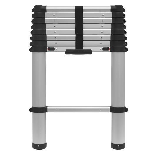 Sealey ATL09 Telescopic Ladder 9-Tread Aluminium - EN 131