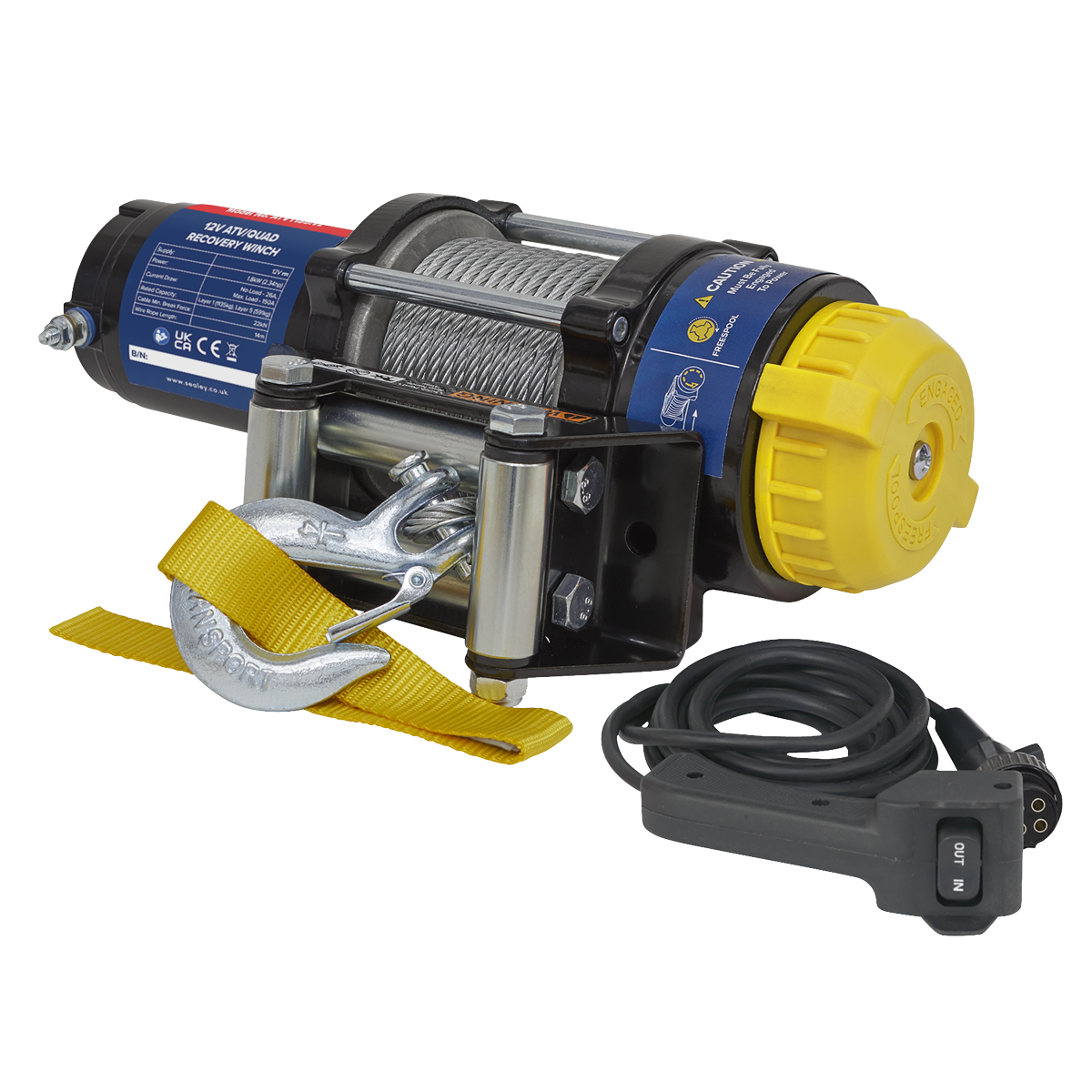 Sealey ATV1135KIT Wireless Winch ATV1135 Combo Kit