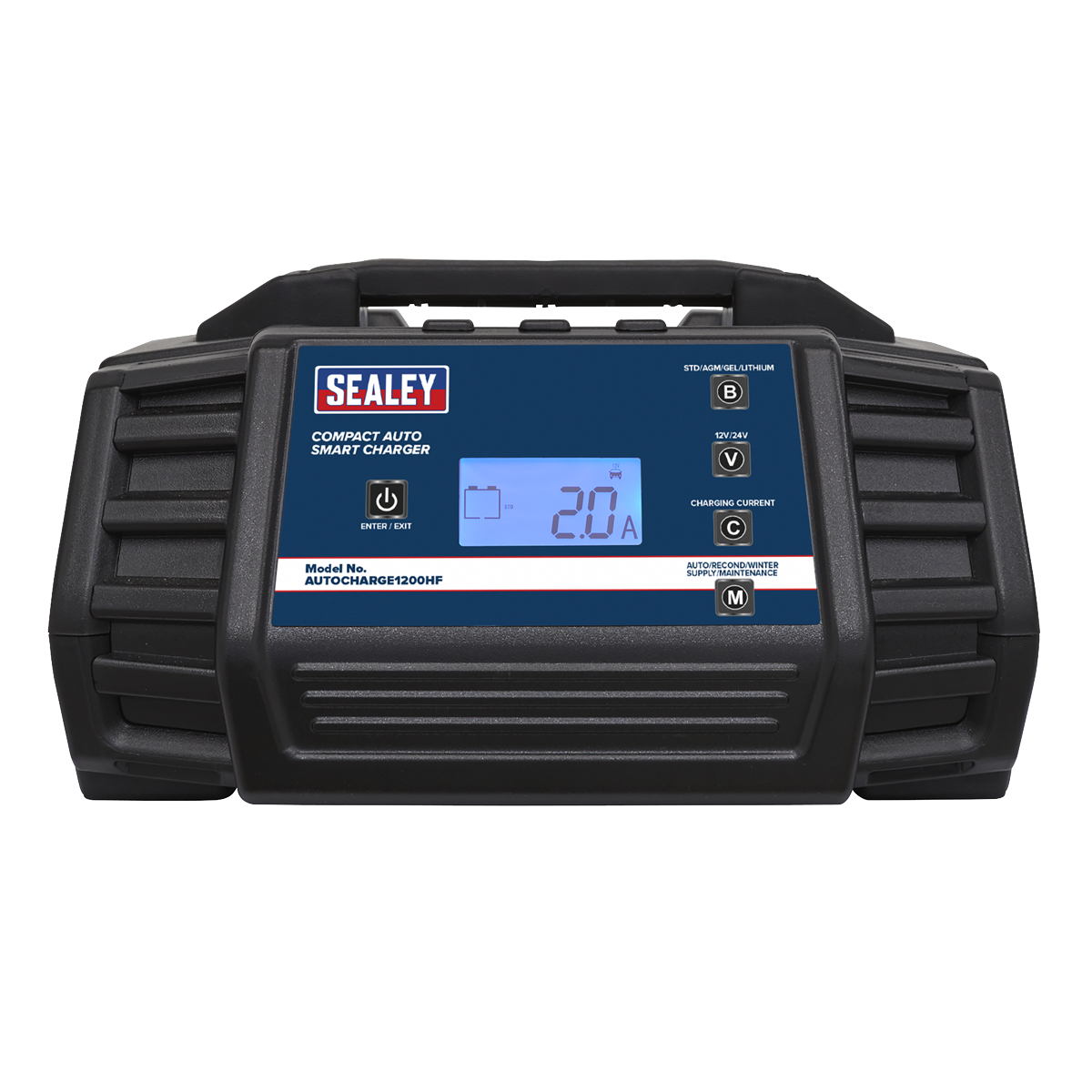 Sealey AUTOCHARGE1200HF 12/24V Compact Auto Smart Charger & Maintainer 12A