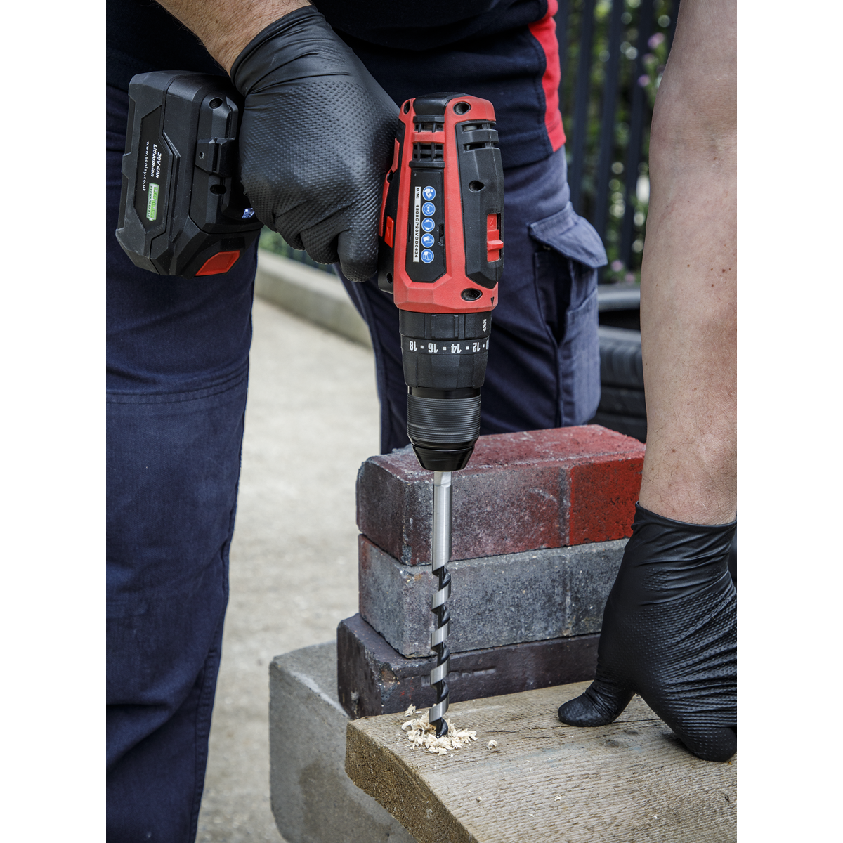 Sealey AW12x235 Auger Wood Drill Bit 12 x 235mm