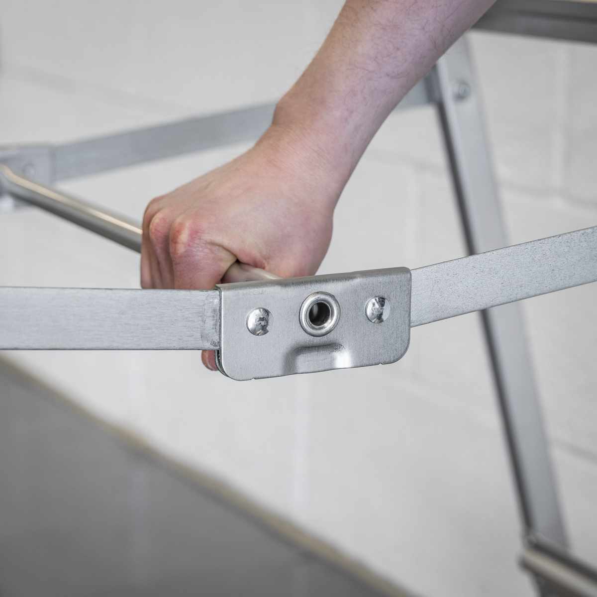 Sealey AXL12 Industrial Step Ladder 12-Tread Aluminium - BS EN 131