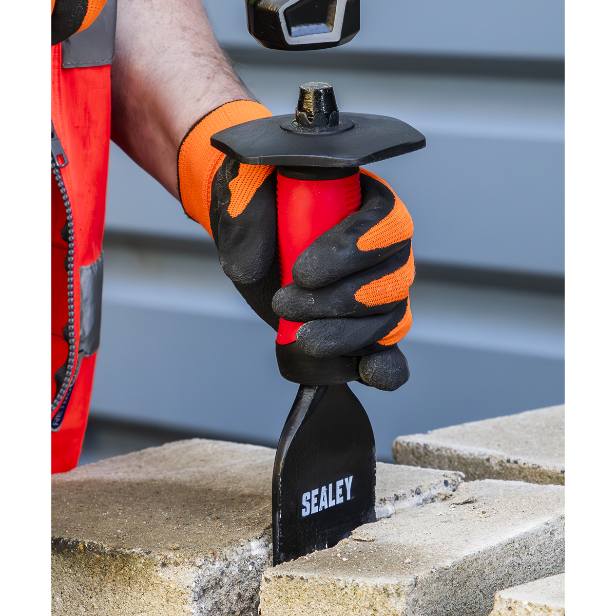 Sealey BB02G Brick Bolster with Grip 75 x 225mm