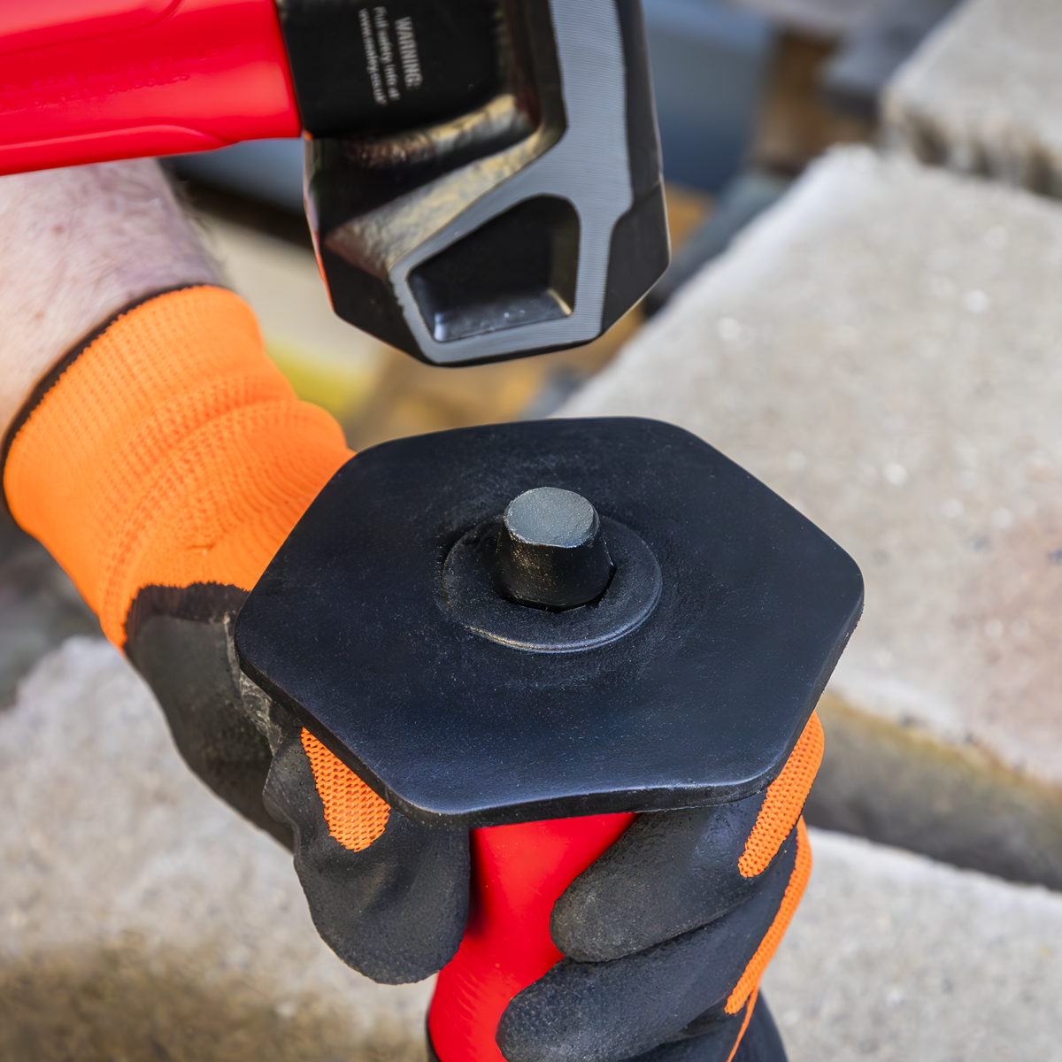 Sealey BB02G Brick Bolster with Grip 75 x 225mm