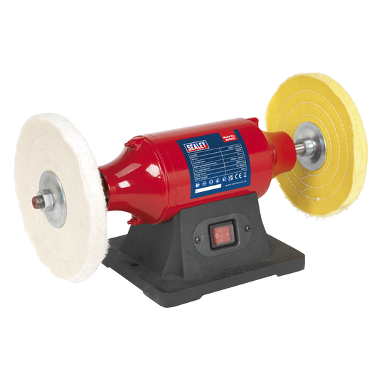 Sealey BB2002 200mm Bench Mounting Buffer Polisher 550W/230V