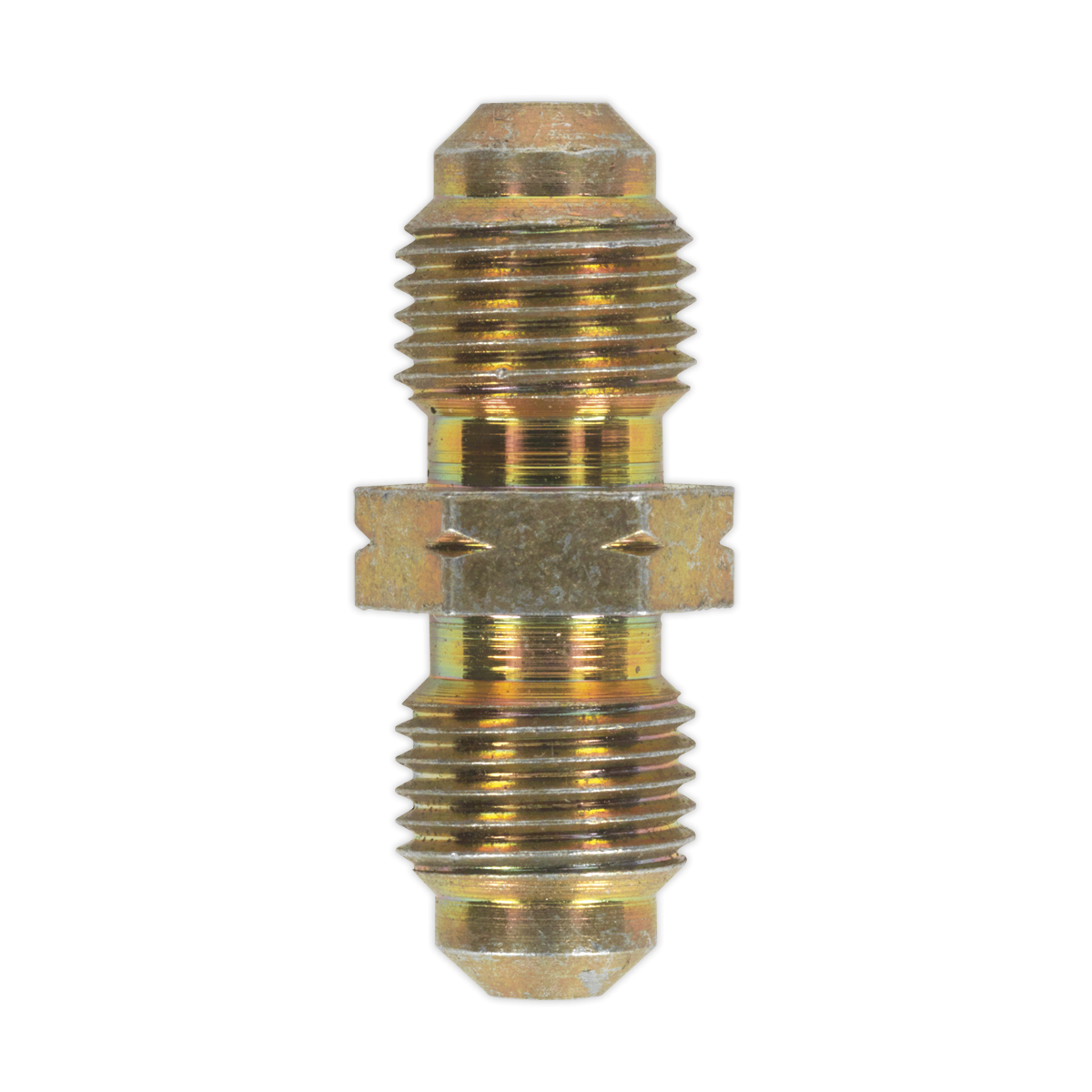 Sealey BC101MC Male to Male Brake Tube Connector M10 x 1mm - Pack of 10